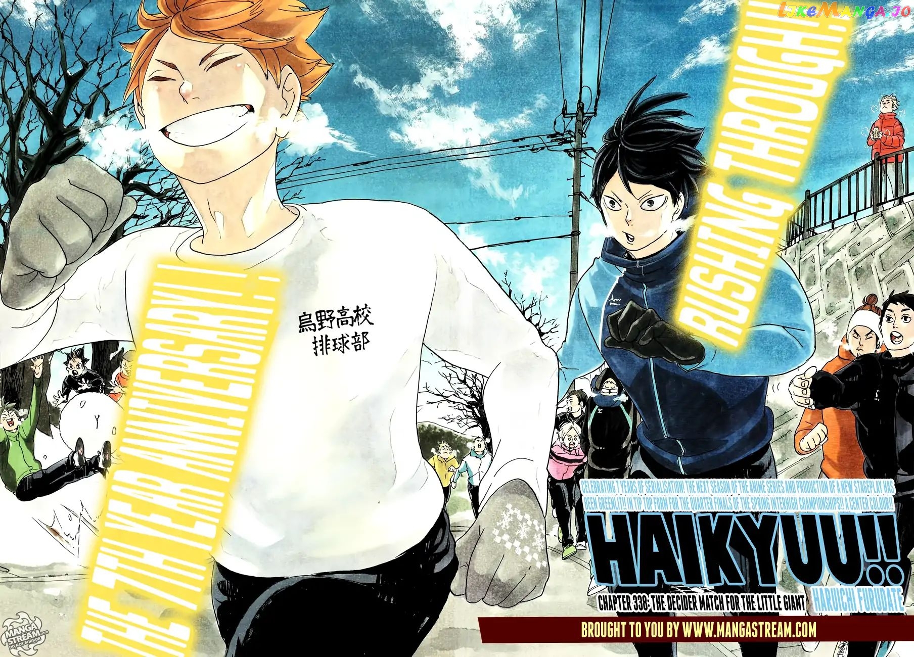 Haikyuu!!, Chapter 338 image 03